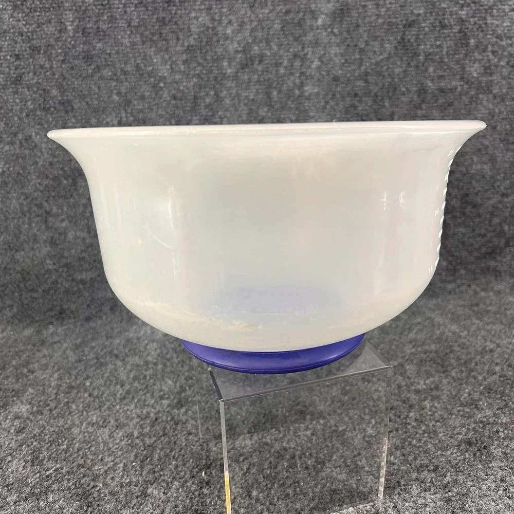 Tupperware Mix-N-Store Plus Measuring Pitcher Batter Bowl 12 Cup Sheer/Blue 3582
